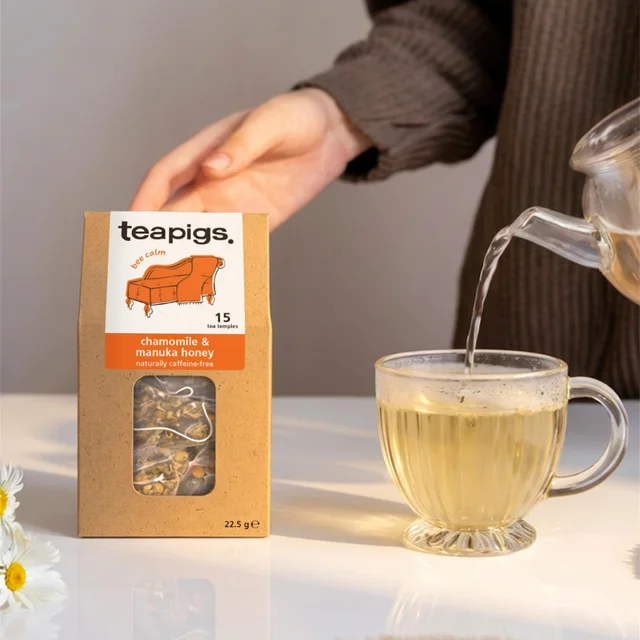 chamomile and manuka honey tea